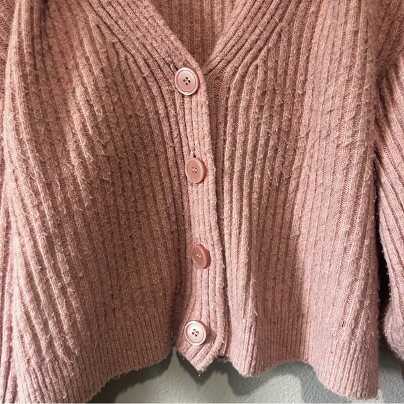 EXPRESS- Women's Pink  Cardigan Sweater Size S - Picture 3 of 5